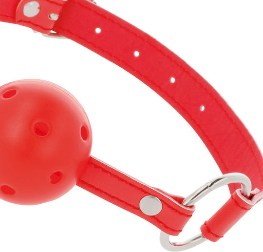 Darkness Breathable Clamp Gag Gag Red
