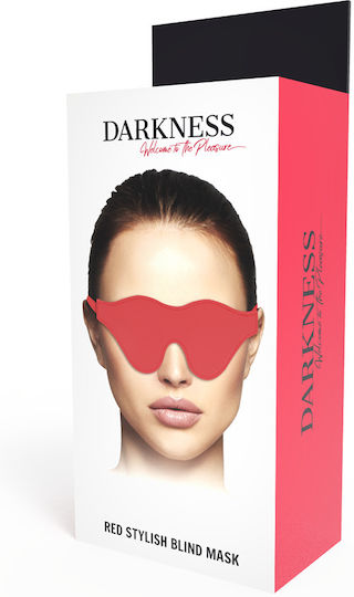 Darkness Red Eye Mask BDSM Μάσκα σε Κόκκινο Χρώμα