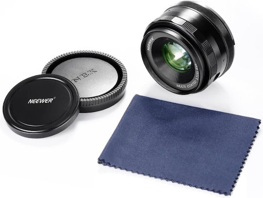 Neewer Crop Camera Lens 35mm F/1.7 for Sony E Mount Black