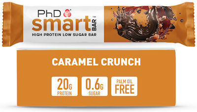 PhD Smart Μπάρα με 20gr Πρωτεΐνης & Γεύση Caramel Crunch 64gr