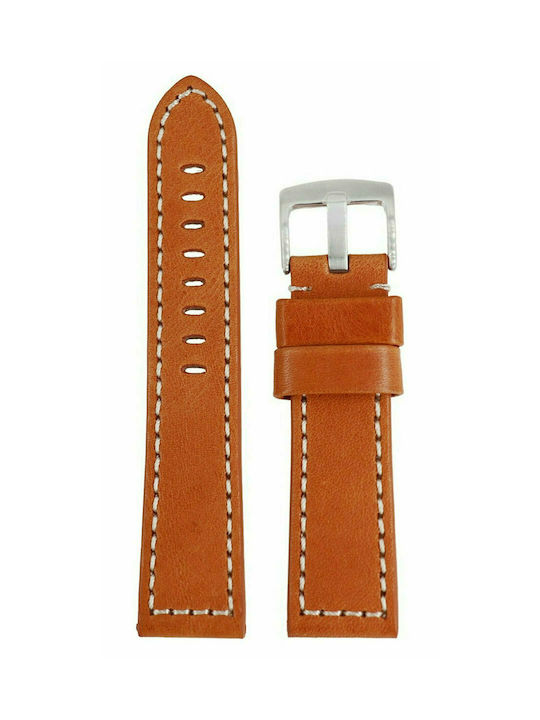 Leather Strap Tabac Brown 24mm