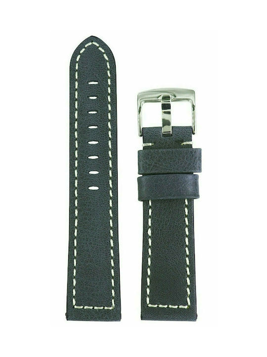 Leather Strap Blue 24mm