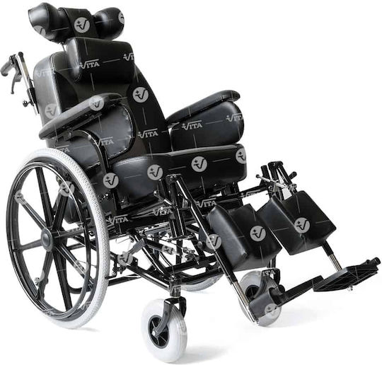 Vita Orthopaedics Scaun Cu Rotile 24" Tip Special Cu Reclinarea Spatelui 46cm 09-2-028