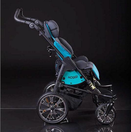 Hoggi Bingo Evolution Παιδικό Αναπηρικό Καρότσι Size 1 30cm Black / Turquoise