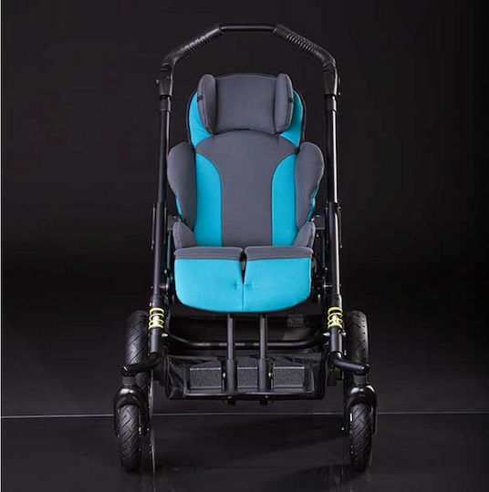 Hoggi Bingo Evolution Παιδικό Αναπηρικό Καρότσι Size 1 30cm Black / Turquoise