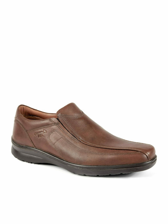 Boxer Men's Leather Casual Shoes Brown