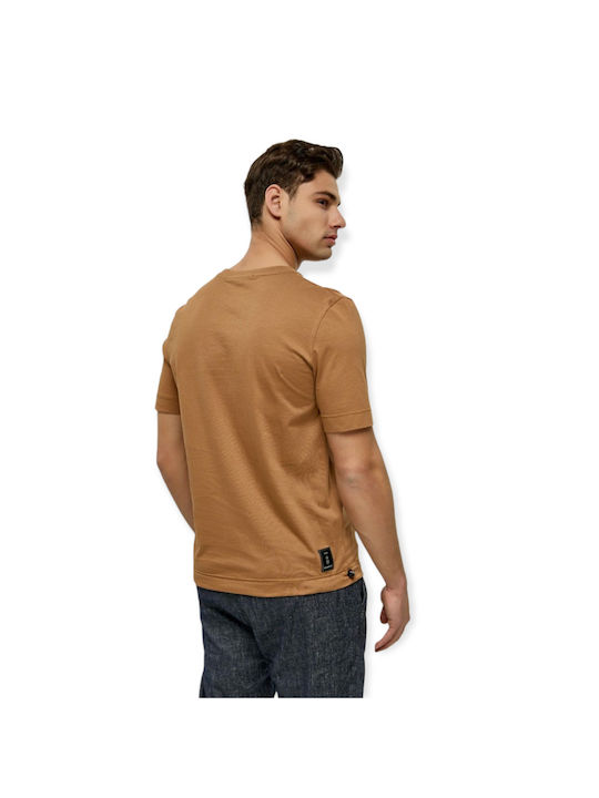 Edward Jeans Men's Short Sleeve T-shirt Almond