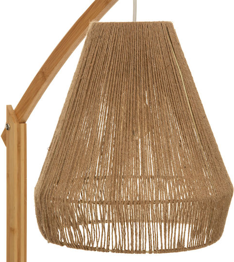 A S Palm Vintage Floor Lamp H158xW30cm. with Socket for Bulb E27 Brown