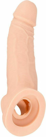 Nature Skin Manșon Pentru Penis Cu Extensie Extensie De Penis Flesh 21cm