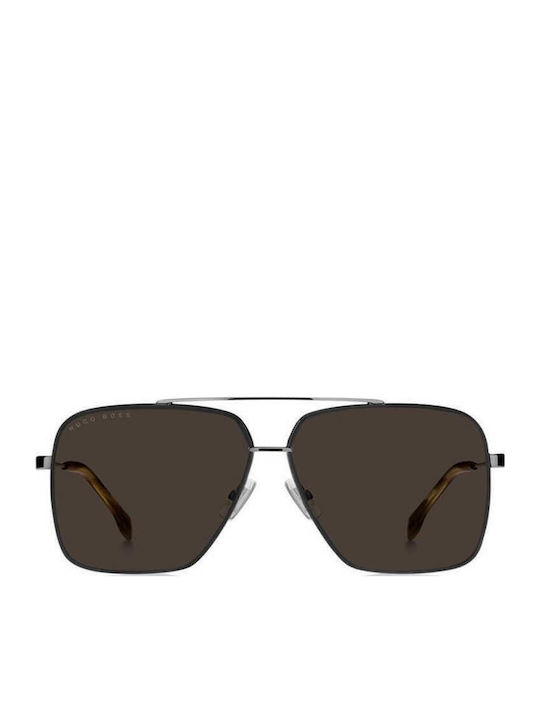 Boss Men's Sunglasses with Silver Metal Frame HG 1325/S 6C5/70