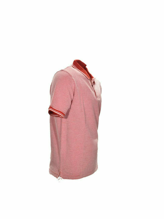 Men's Polo Piqué T-shirt Red Calamar CL 109465 3P03 50