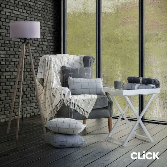 Click Zierkissen Dunkelgrau 4 Stück 45x45cm
