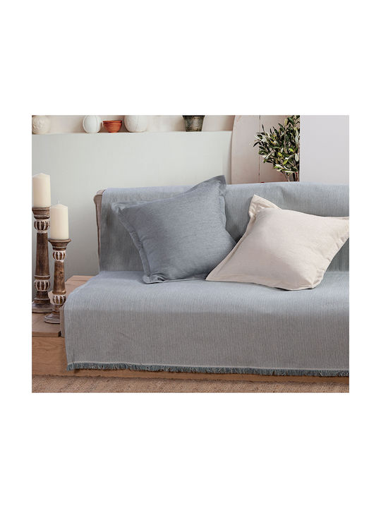 Nef-Nef Homeware Sofa Cushion Nature from 100% Cotton Ecru 50x50cm.