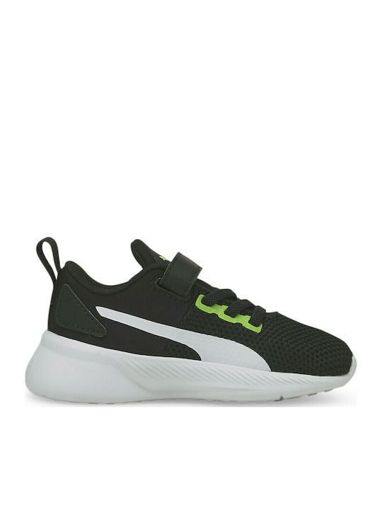 Flyer Runner Kids Sports Shoes Running with Hoop & Loop Closure Black