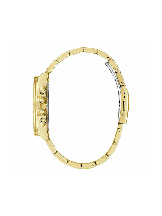 Guess Active Life Damenuhr 42mm Batterie mit Gold Rostfreiem Stahlarmband