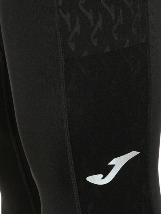 Joma Elite IX Herren Sportleggings Lang Schwarz