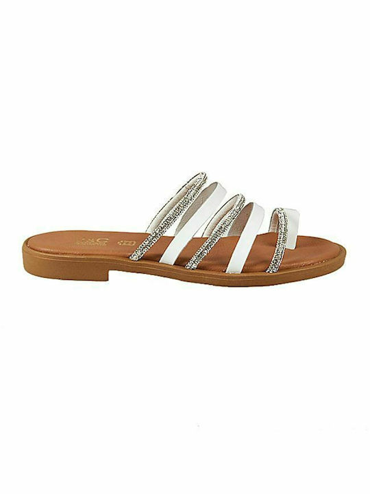 Elenross Leder Damen Flache Sandalen