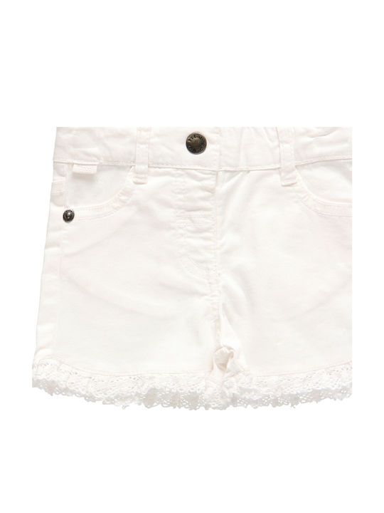 Kinder-Shorts/Bermudas Stoff Weiß