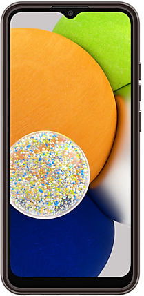 Samsung Back Cover Σιλικόνης Black (Galaxy A03)