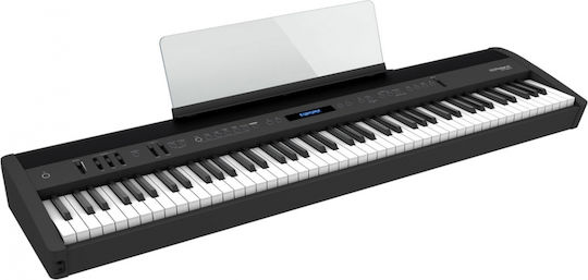 Roland Ηλεκτρικό Stage Πιάνο FP-60X Bundle Πεντάλ Set με 88 Βαρυκεντρισμένα Πλήκτρα Ενσωματωμένα Ηχεία και Σύνδεση με Ακουστικά και Υπολογιστή Black