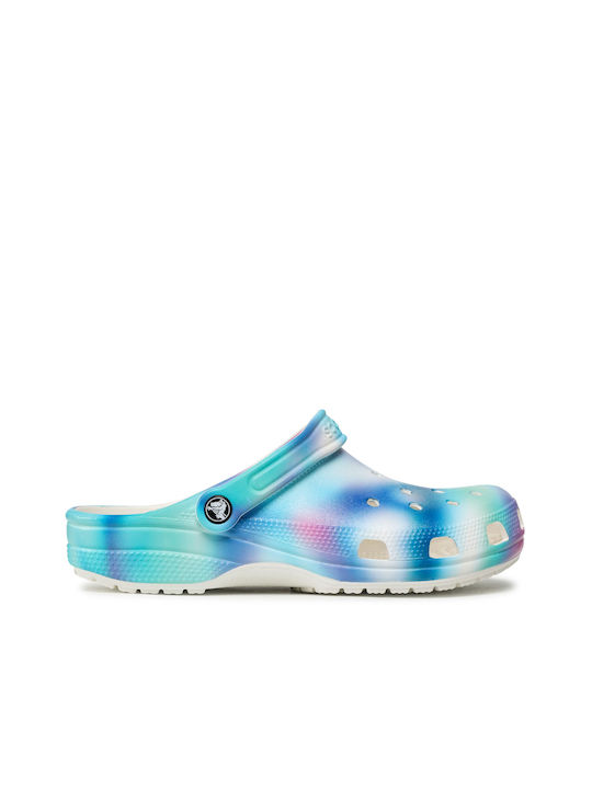 Crocs Classic Solarized Holzschuhe Frau Anatomisch Synthetisch Blau
