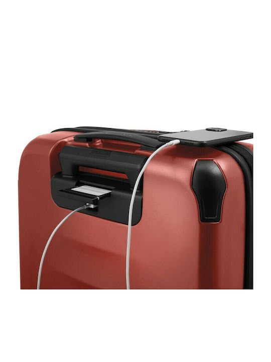 Victorinox Spectra 3.0 Expandable Global Βαλίτσα Ταξιδίου Καμπίνας Σκληρή Κόκκινη με 4 Ρόδες Ύψους 55εκ.