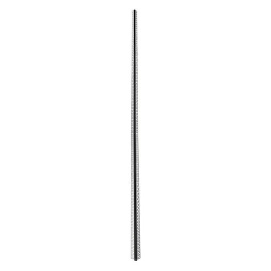 GloboStar Set 5buc Îngropate Profil din Aluminiu pentru Benzi LED Unghiulare cu Opal Acoperire pentru Gips-carton 300x4.4x2.7cm.