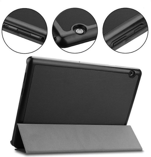 Tactical Tri-Fold Flip Cover Μαύρη (Realme Pad)