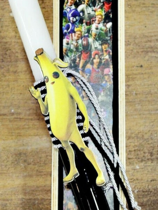 Easter Candle Fortnite Flat with Box 28cm (Miscellaneous Designs)