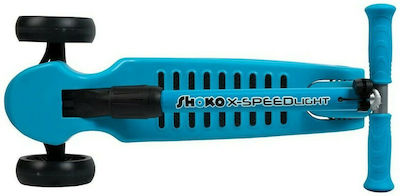 AS Παιδικό Πατίνι Αναδιπλούμενο Shoko Twist & Roll X-Speed Light Τρίτροχο για 5+ Ετών Γαλάζιο
