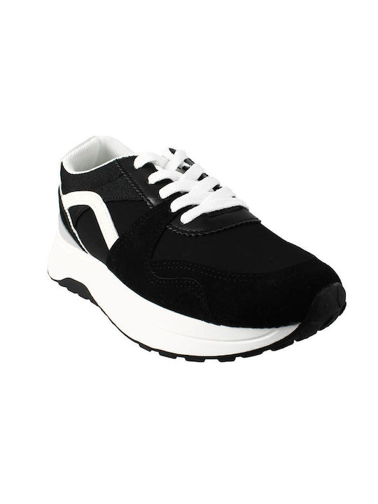 IQ Shoes Femei Flatforms Sneakers Negre