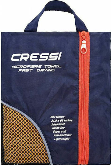 CressiSub Schnell Trocknende Mikrofasertücher Körper Farbe Gelb/Azur 180x90cm