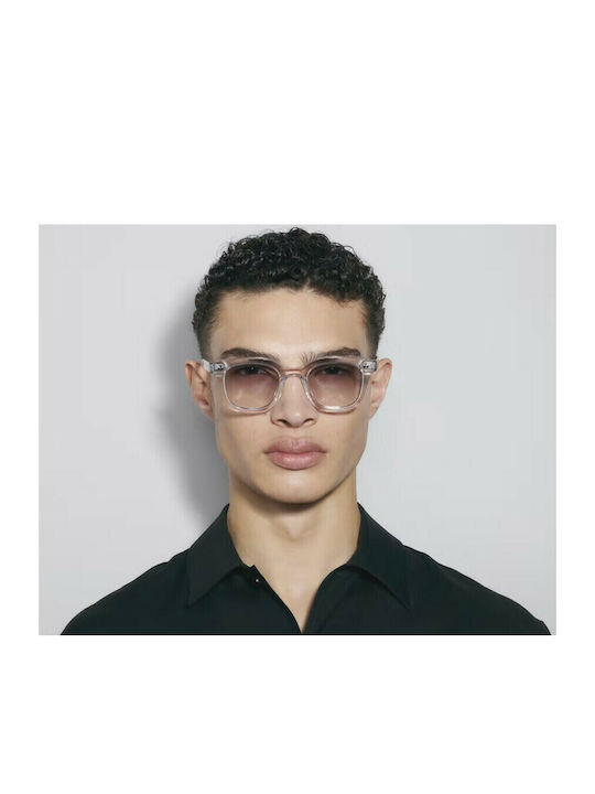 Chimi 02 Unisex Sunglasses with Plastic Frame Clear 02-CLEAR-47