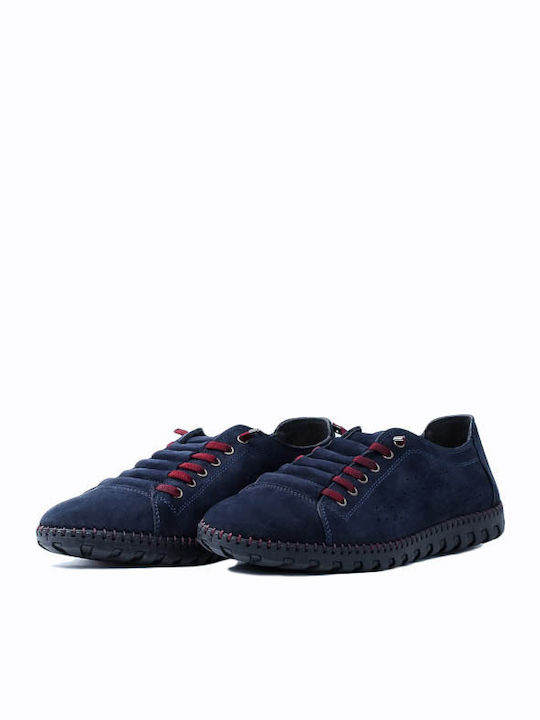Men's Suede Casual Shoes Μπλέ Suede