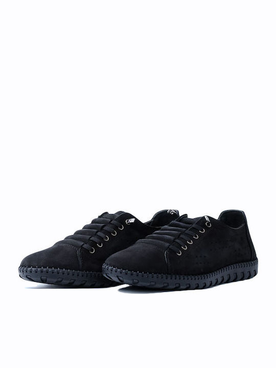 Men's Suede Casual Shoes Black