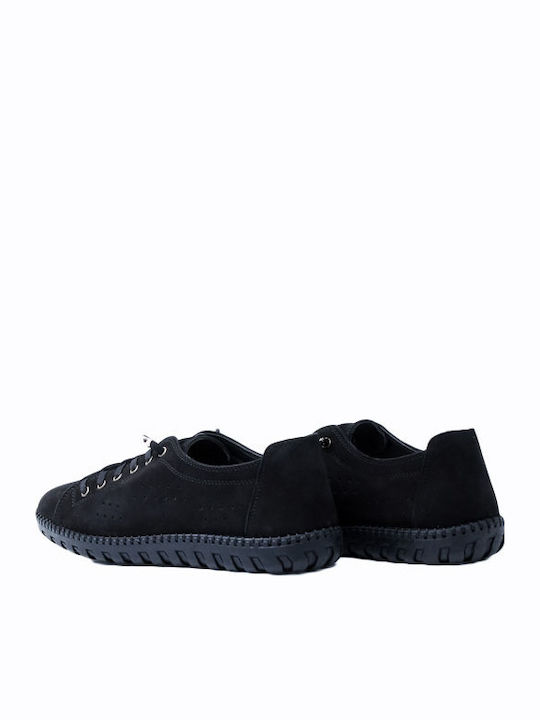 Men's Suede Casual Shoes Black