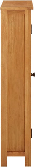 Δίφυλλη Ντουλάπα Ξύλο Δρυός 50x25x110cm