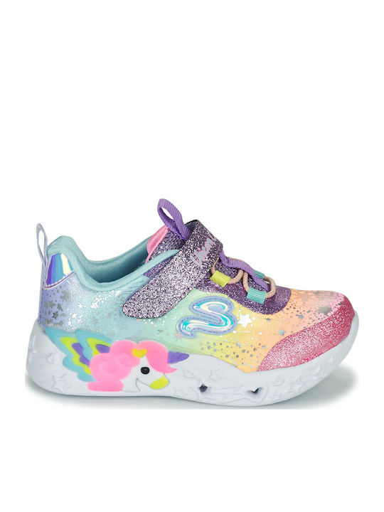 Unicorn Storm Kinder Sneakers mit Klettverschluss Mehrfarbig