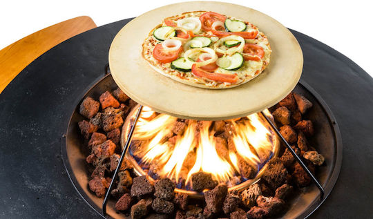 Happy Cocooning Placă de copt Plăci de copt pentru pizza cu Suprafață din Piatră Cositorit