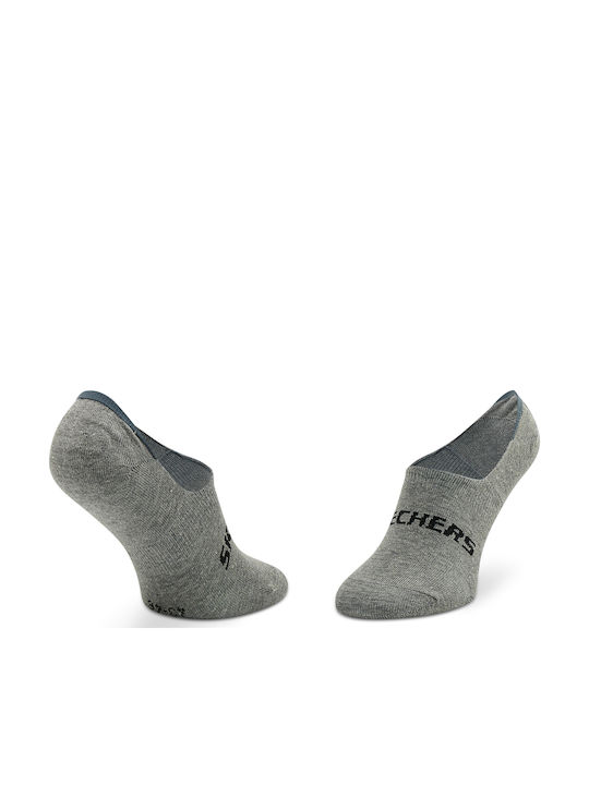 Skechers Einfarbige Socken Light Grey Melange 2Pack