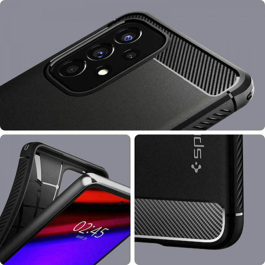 Spigen Rugged Armor Back Cover Silicone 2mm Matte Black (Galaxy A53)