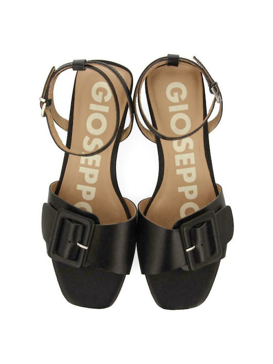 Gioseppo Leather Women's Sandals Black