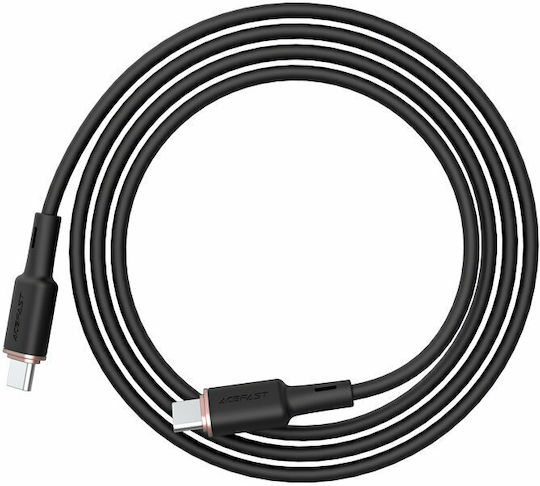 Acefast C2-03 USB 2.0 Cable USB-C male - USB-C 60W Black 1.2m