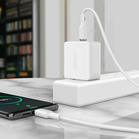 Acefast C2-03 USB 2.0 Cable USB-C male - USB-C 60W Black 1.2m