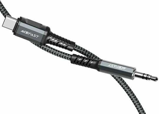 Acefast C1-08 Geflochten USB 2.0 Kabel USB-C männlich - 3.5mm Gray 1.2m