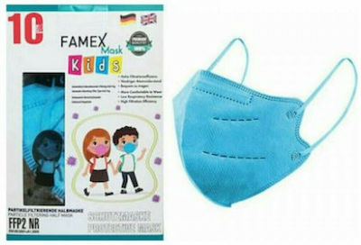 Famex Защитни маски FFP2 NR за деца Sky Blue 20бр