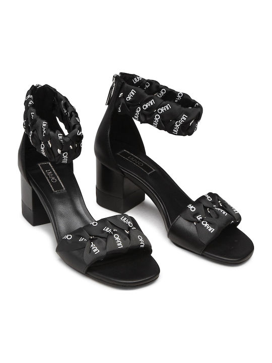 Agata Din piele Sandale Negre