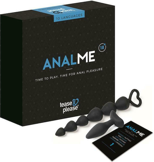 Tease & Please Anal Me Anal Plugs Set Black 3pcs