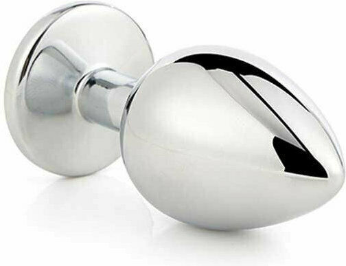 Dream Toys Gleaming Love Silver Plug Anal Plug Small Silver 7.1cm