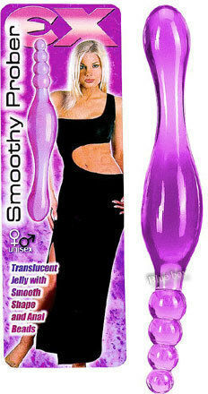 Seven Creations Smoothy Prober Πρωκτικό Dildo Clear Lavender 19.8cm